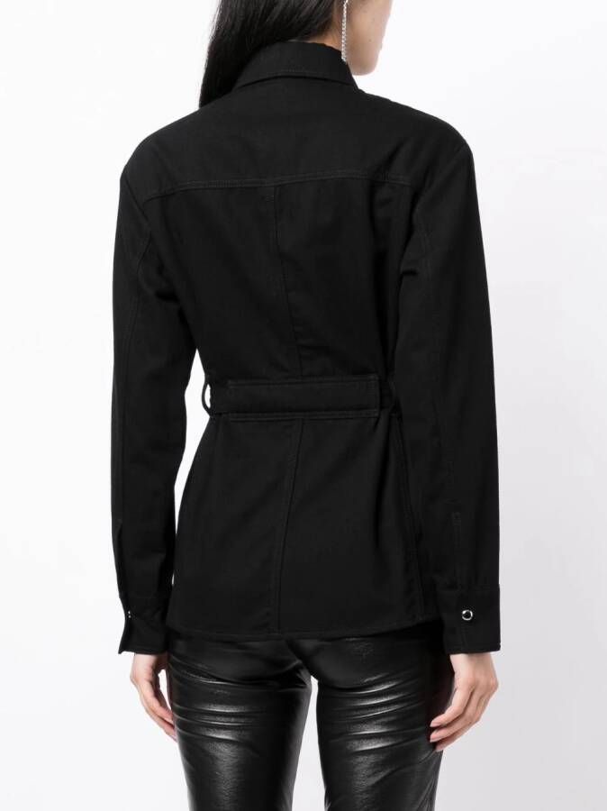 Del Core Blouse met gestrikte taille Zwart
