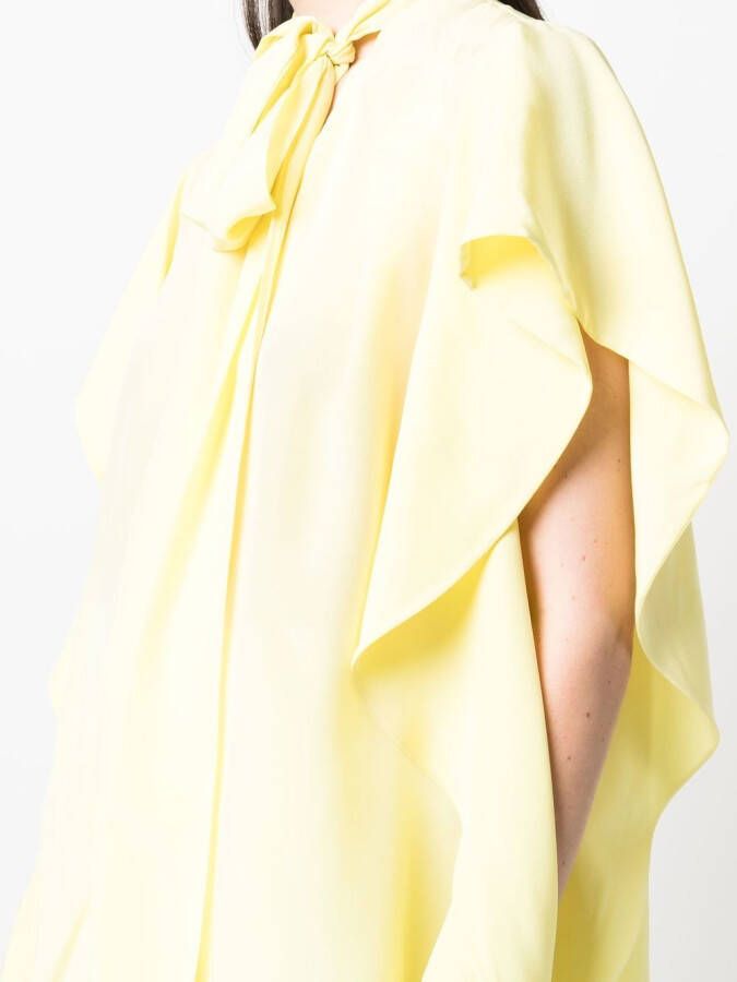 Del Core Blouse met ruches Geel