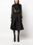 Del Core Zijden blouse Zwart - Thumbnail 2
