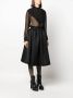 Del Core Zijden blouse Zwart - Thumbnail 3