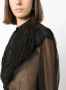 Del Core Zijden blouse Zwart - Thumbnail 5