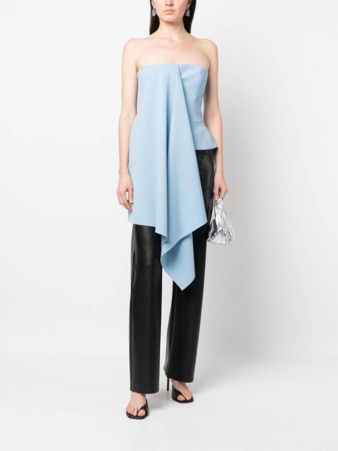 Del Core Strapless top Blauw