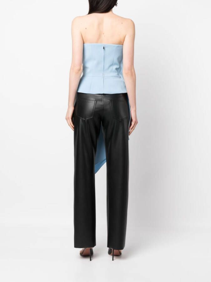 Del Core Strapless top Blauw