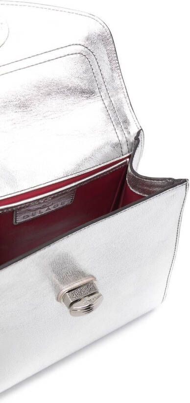 DELAGE Freda leren shopper Grijs