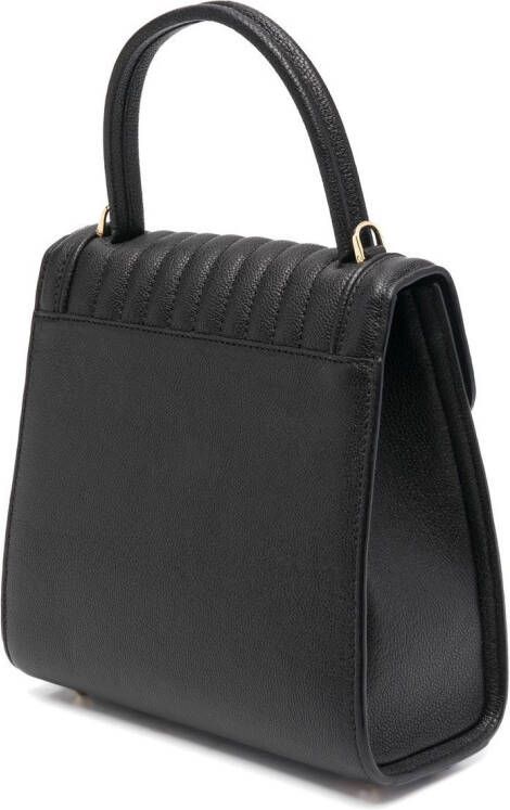DELAGE Freda leren shopper Zwart