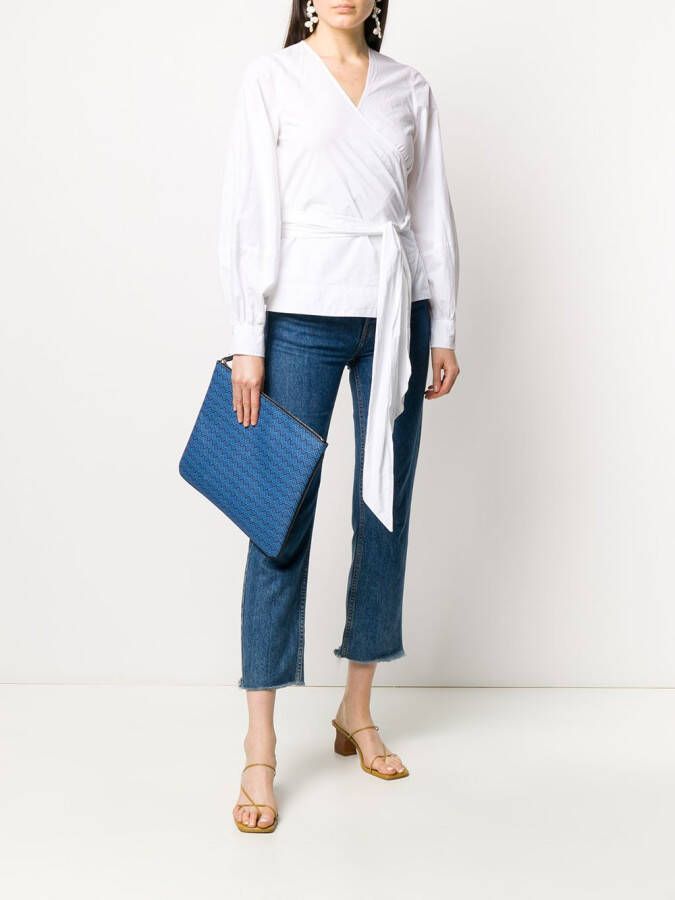 DELAGE Pochette Plate GM clutch Blauw