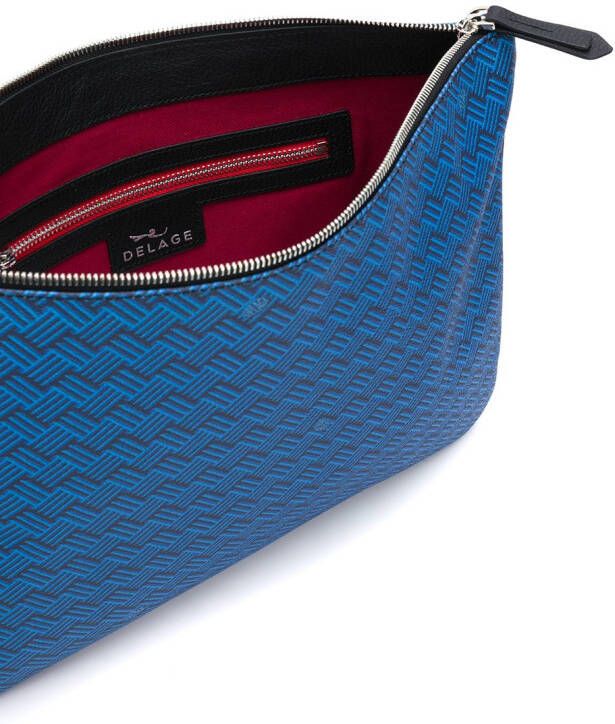 DELAGE Pochette Plate GM clutch Blauw