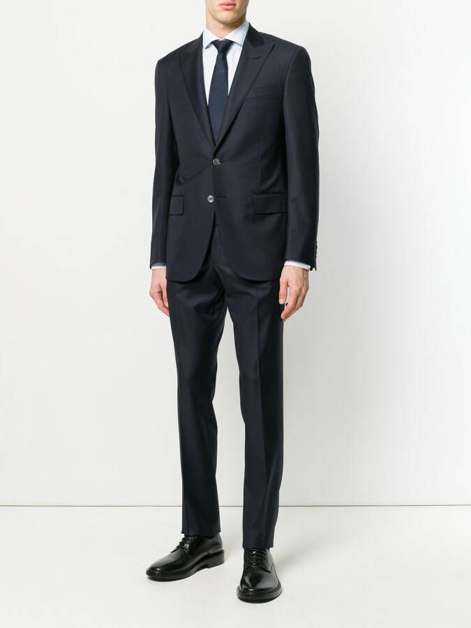 Dell'oglio broek met rechte pijpen Blauw