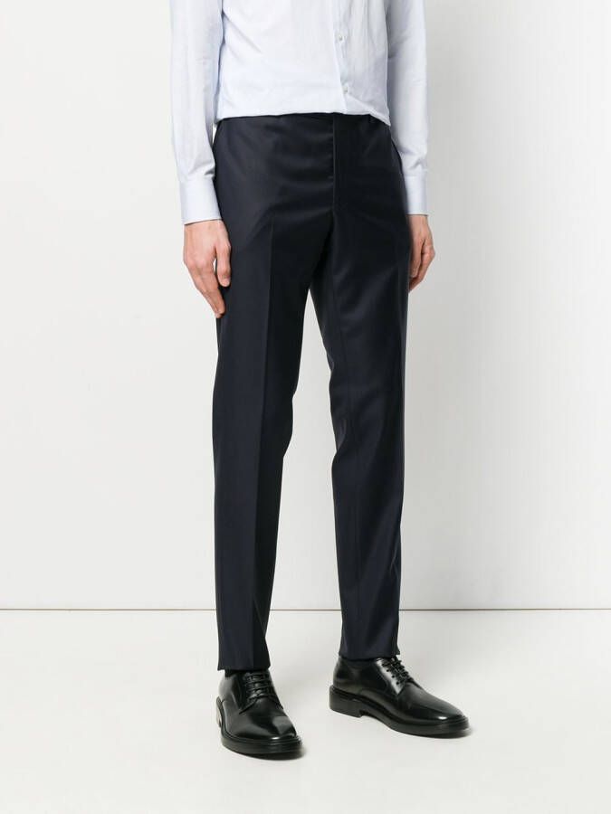 Dell'oglio broek met rechte pijpen Blauw