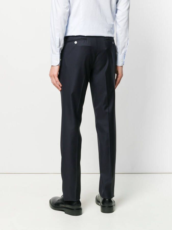 Dell'oglio broek met rechte pijpen Blauw