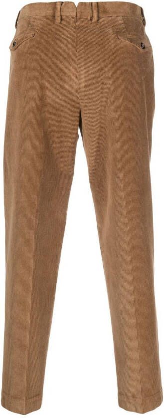 Dell'oglio Ribfluwelen broek Bruin