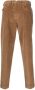 Dell'oglio Ribfluwelen broek Bruin - Thumbnail 2