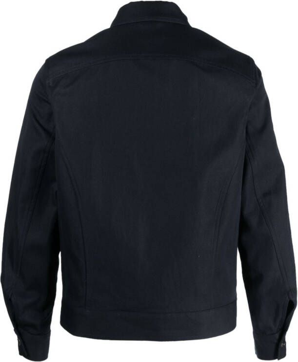 Dell'oglio Katoenen shirtjack Blauw