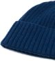 Dell'oglio geribbelde gebreide cashnere hoed Blauw - Thumbnail 2