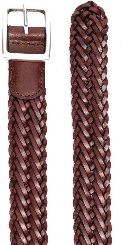 Dell'oglio Geweven riem Bruin