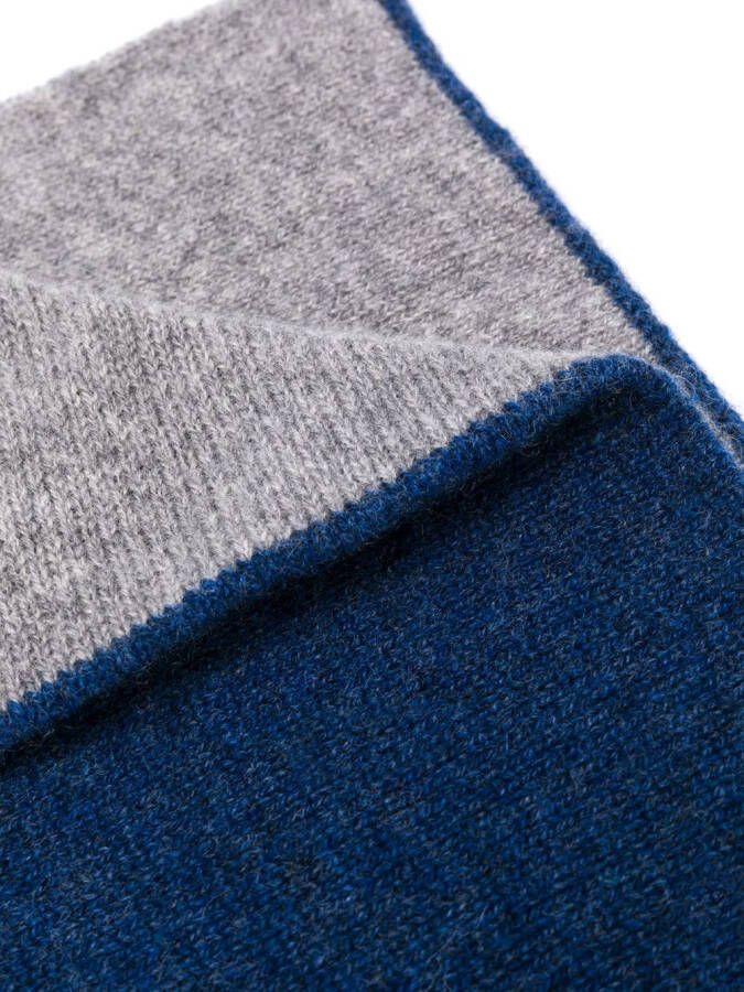 Dell'oglio Kasjmier sjaal Blauw
