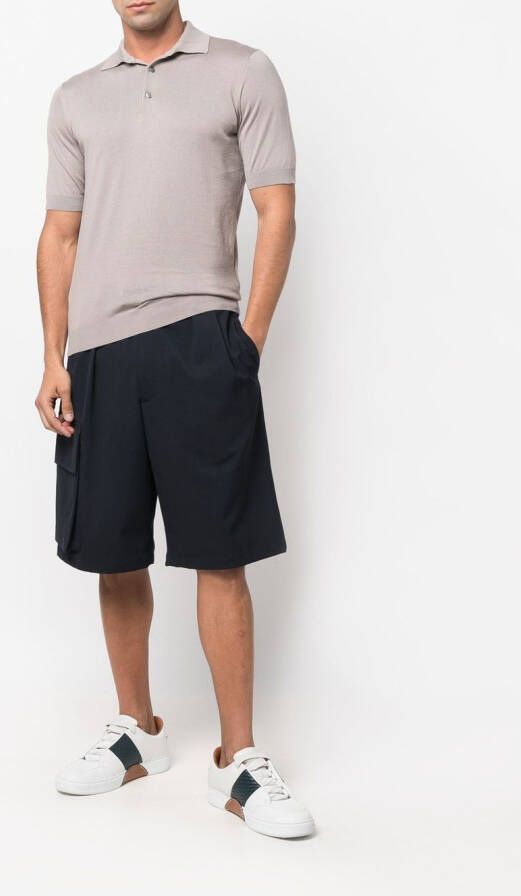 Dell'oglio Katoenen poloshirt Beige