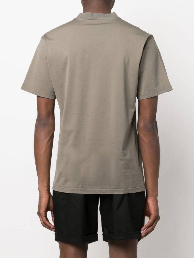 Dell'oglio Katoenen T-shirt Groen