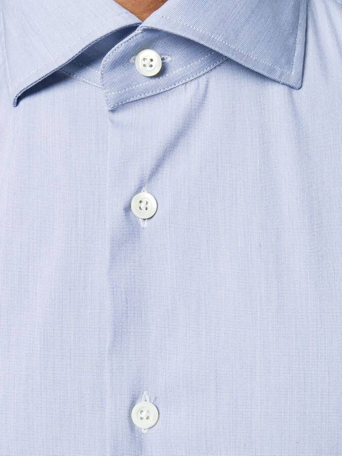 Dell'oglio klassiek shirt met lange mouwen Blauw