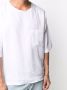 Dell'oglio Linnen T-shirt Wit - Thumbnail 5