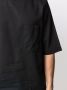 Dell'oglio Linnen T-shirt Zwart - Thumbnail 5