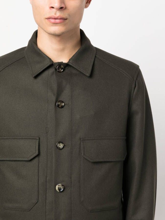 Dell'oglio Button-up overhemd Groen