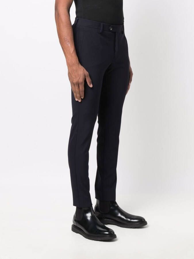Dell'oglio Mid waist pantalon Blauw