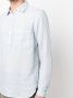 Dell'oglio Overhemd met knoopplakkaat Blauw - Thumbnail 5