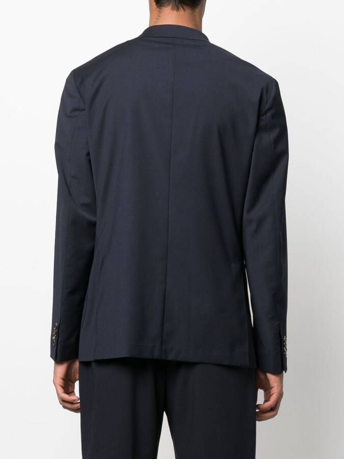 Dell'oglio Pak met enkele rij knopen Blauw