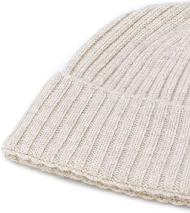 Dell'oglio Ribgebreide muts Beige