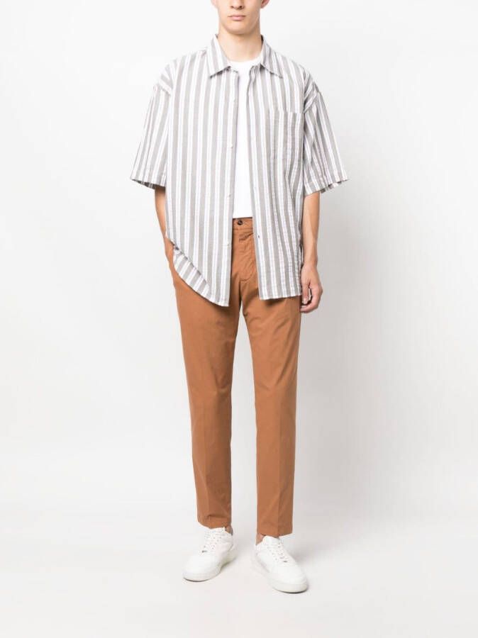 Dell'oglio Riccardo straight broek Bruin