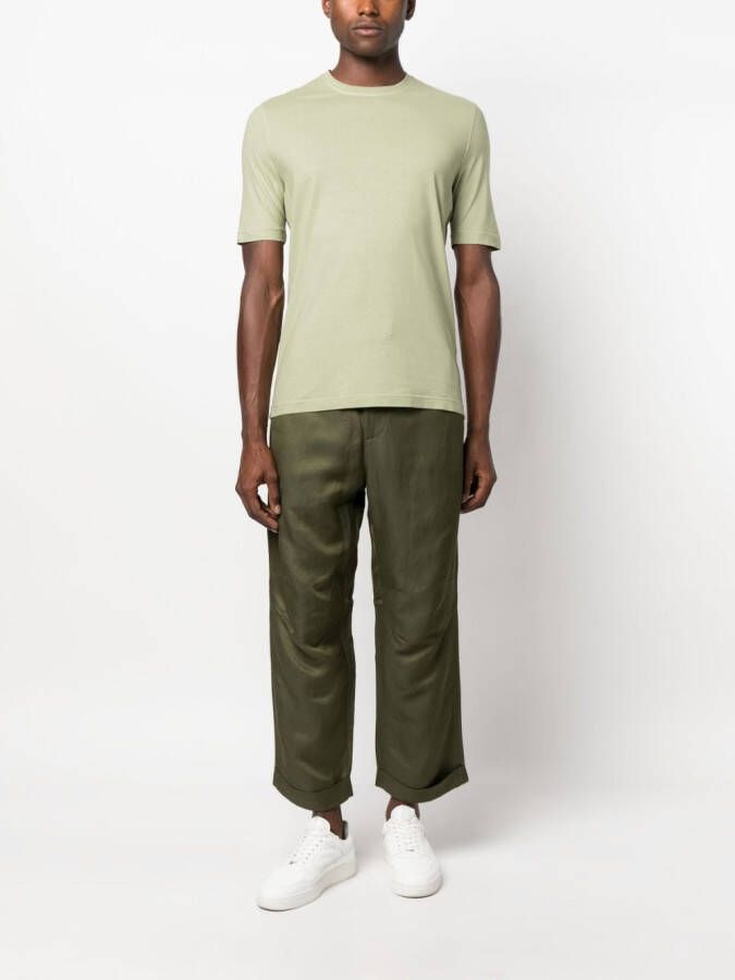 Dell'oglio Katoenen T-shirt Groen