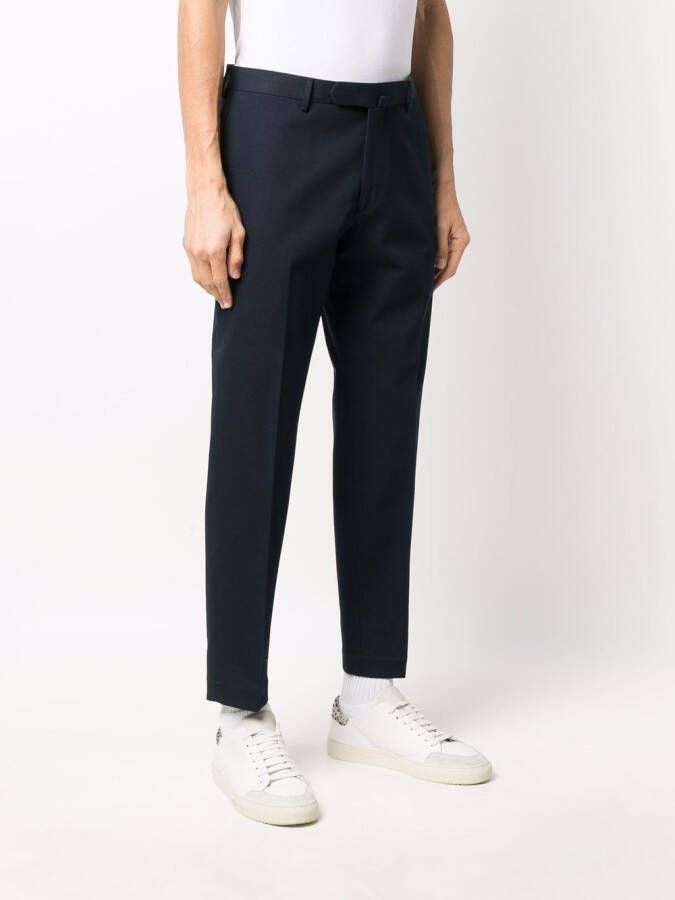 Dell'oglio Slim-fit chino Blauw