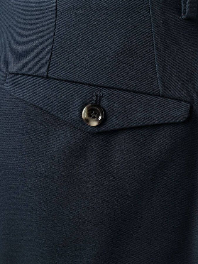 Dell'oglio Slim-fit chino Blauw