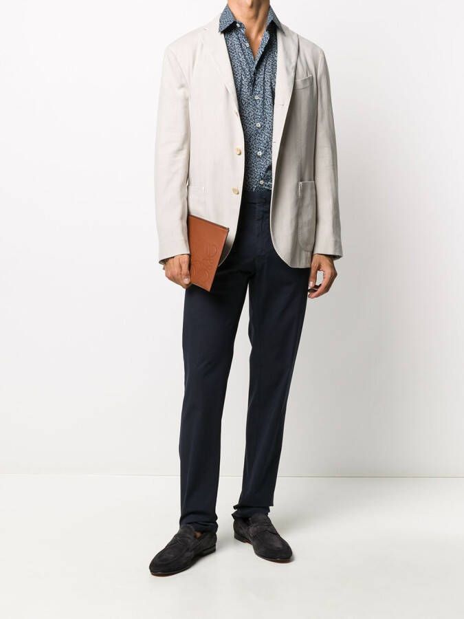 Dell'oglio Straight chino Blauw