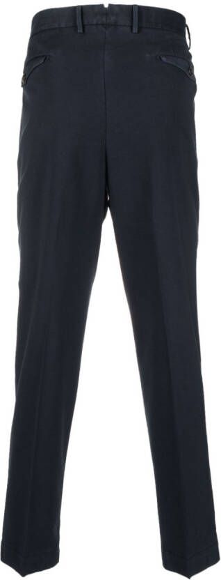 Dell'oglio Pantalon met toelopende pijpen Blauw