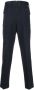 Dell'oglio Pantalon met toelopende pijpen Blauw - Thumbnail 2