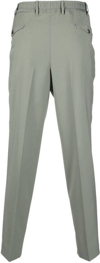 Dell'oglio Pantalon met toelopende pijpen Groen