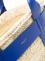 DeMellier The Maxi Santorini raffia shopper Beige - Thumbnail 4