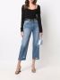 Denimist Cropped jeans Blauw - Thumbnail 2