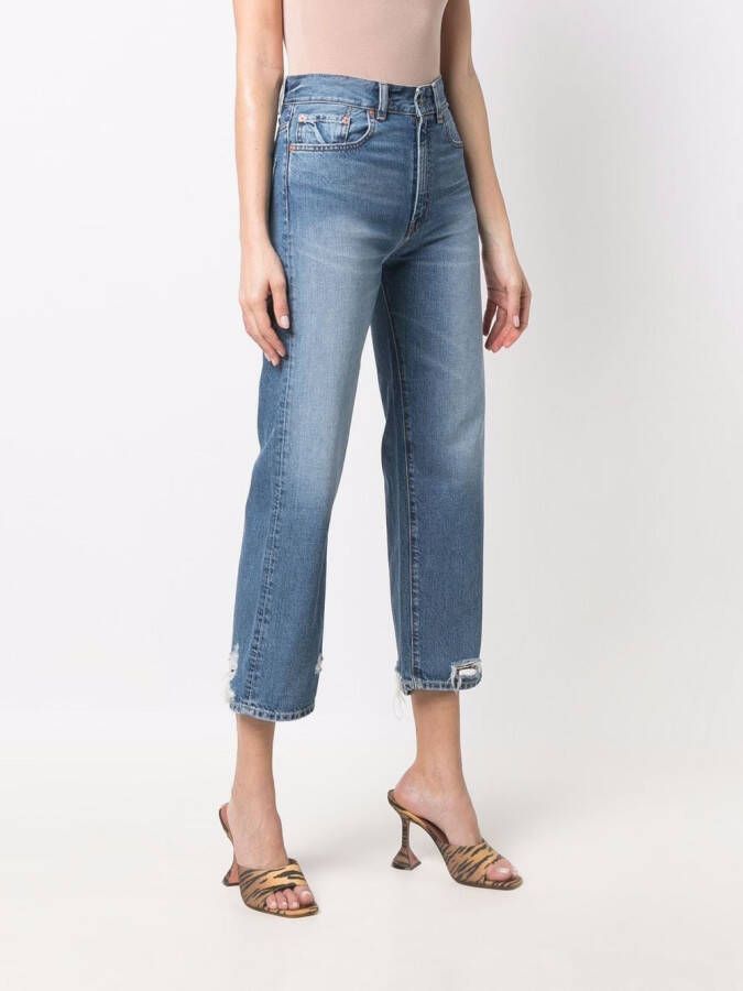 Denimist Cropped jeans Blauw