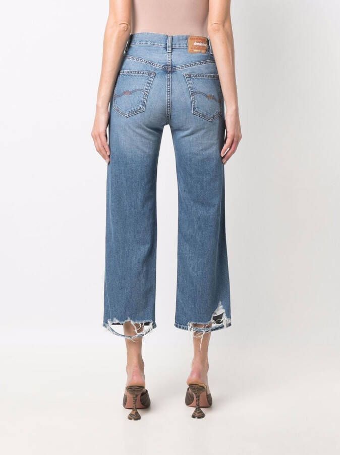 Denimist Cropped jeans Blauw