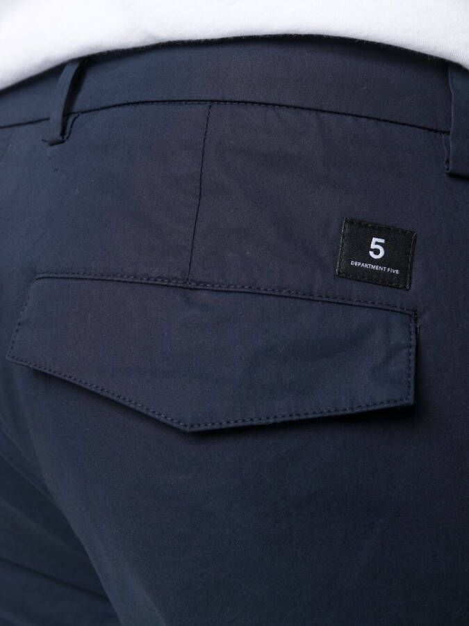 Department 5 Slim-fit broek Blauw