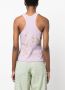 DES PHEMMES Tanktop verfraaid met kristallen Paars - Thumbnail 4