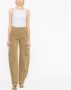 DES PHEMMES Tanktop verfraaid met kristallen Wit - Thumbnail 2