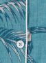 Desmond & Dempsey Pyjama met bladerprint Blauw - Thumbnail 3