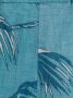 Desmond & Dempsey Pyjama met bladerprint Blauw - Thumbnail 4