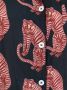 Desmond & Dempsey Pyjama met print Blauw - Thumbnail 3