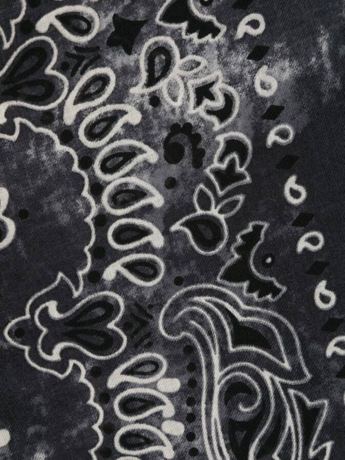 Destin Sjaal met tie-dye print Zwart
