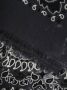 Destin Sjaal met tie-dye print Zwart - Thumbnail 3